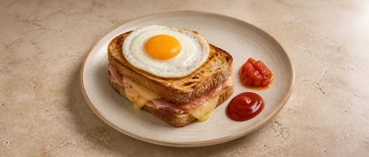 Tost z szynką